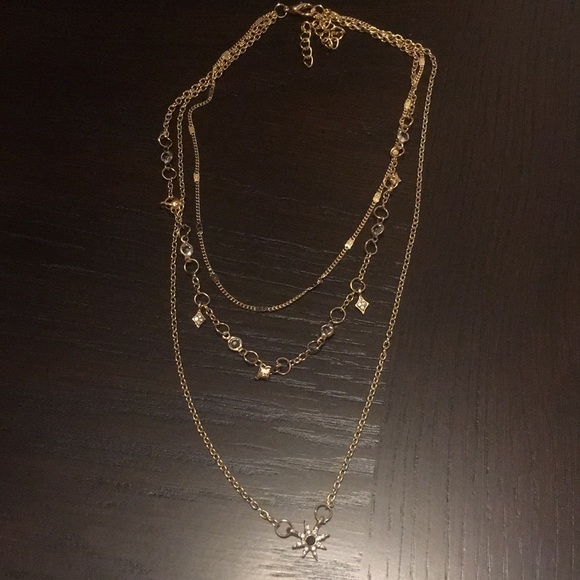 Boho necklace crystal star multi jewelry - Picture 3 of 7